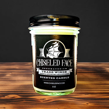 Trade Winds Scented Candle - Chiseled Face
